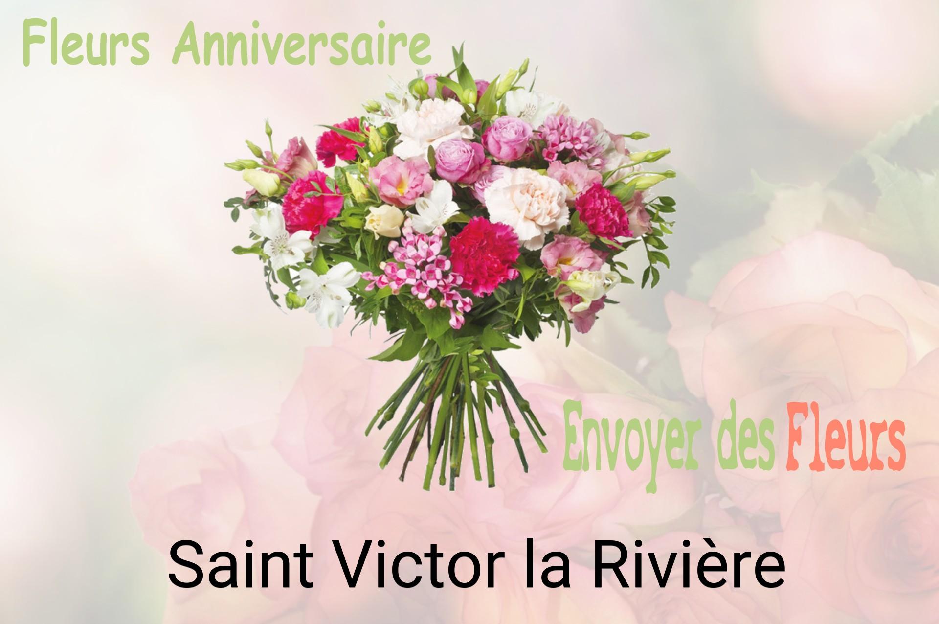 Bouquet de fleurs d’anniversaire livré à Saint-Victor-la-Rivière