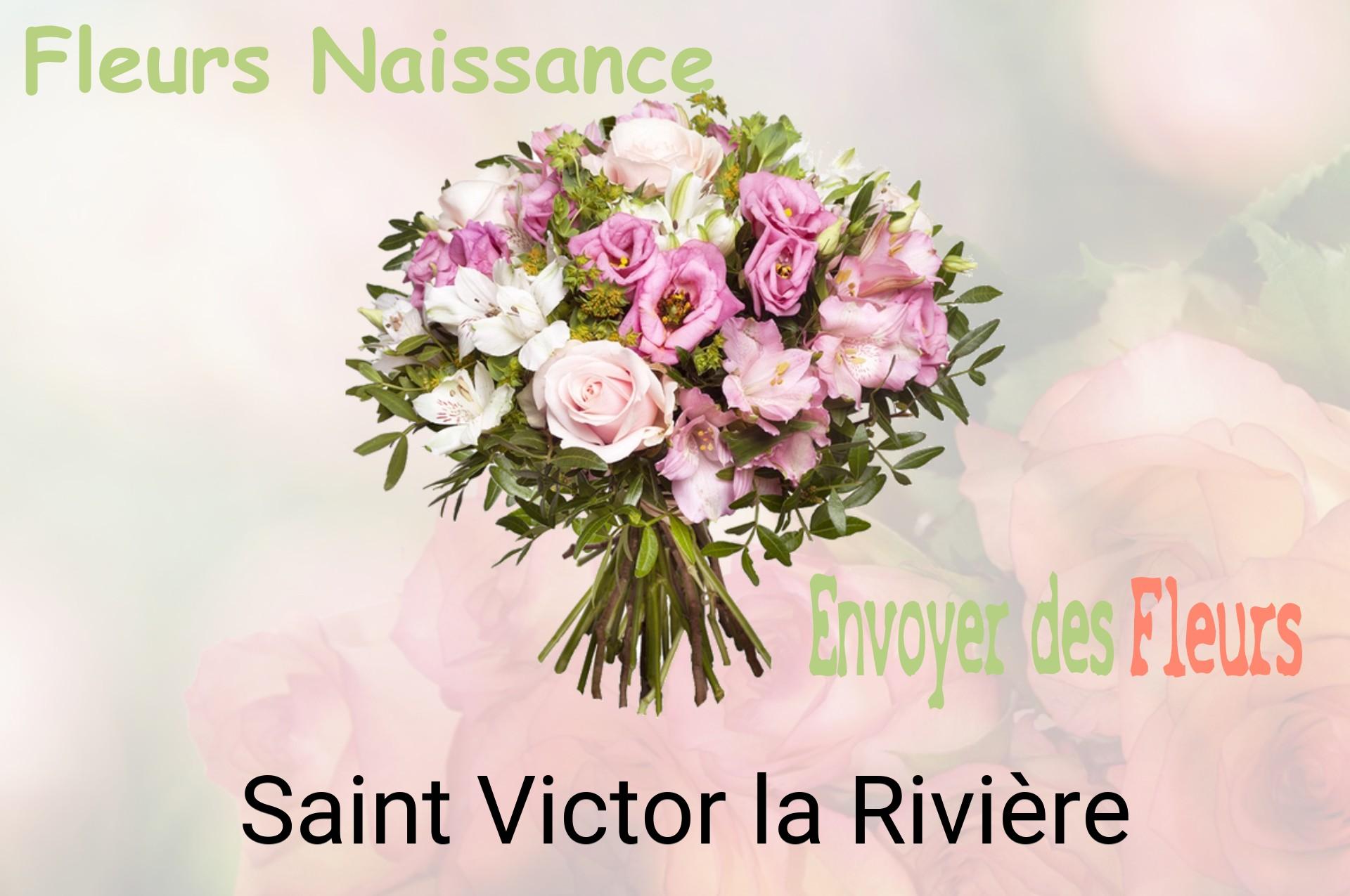 Bouquet de fleurs de naissance livré à Saint-Victor-la-Rivière